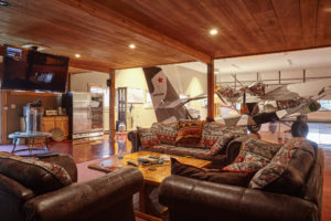 "Man caves to the extreme..."