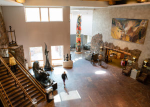A View into the National Museum of Wildlife Art's Awe-Inspiring Lobby
